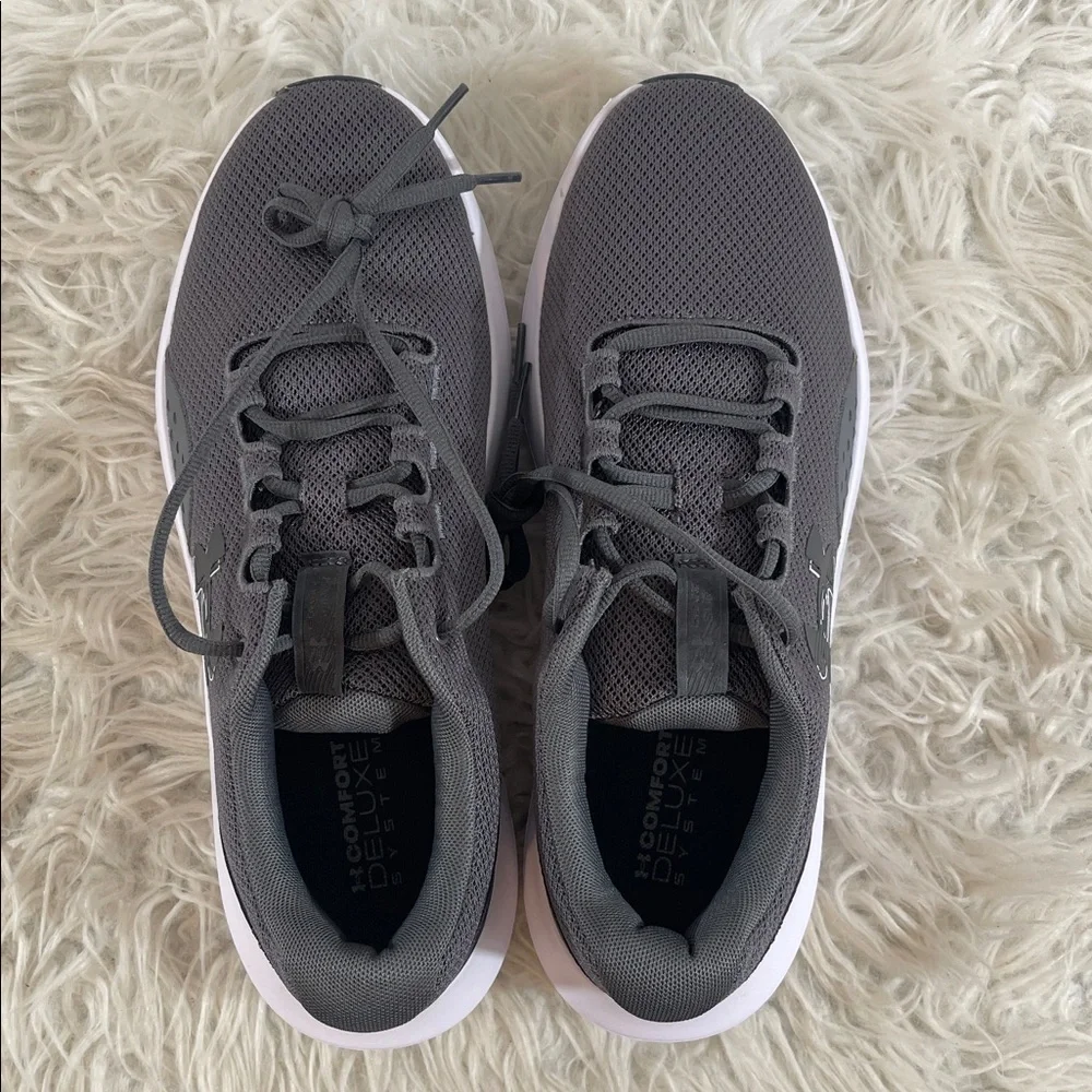 Under Armour Charged Surge 4 'Castlerock Anthracite' Running Shoes Size 11 NEW - Picture 6 of 14